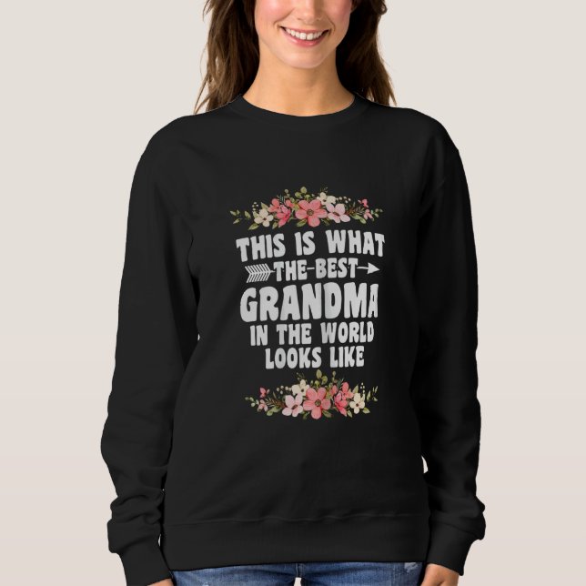 Womens this is what the best grandma grandmother S T Shirt (Framsida)