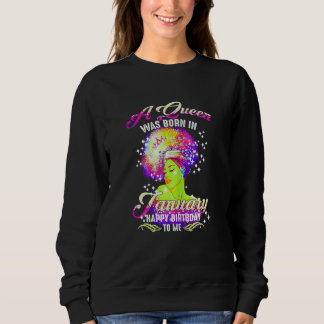 Womens This Queen was Born In January Happy Brithd T Shirt
