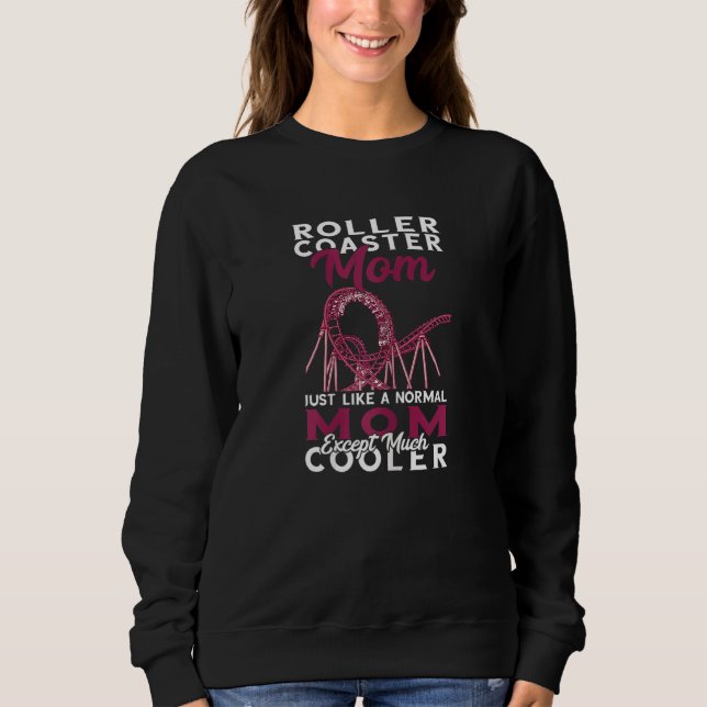 Womens Thrillsöer Roller Underlägg Fantastisk Mamm T Shirt (Framsida)