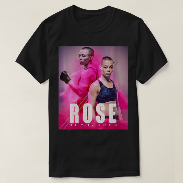 Womens Thug Ro Female MMA World Champion Fighte T Shirt (Design framsida)