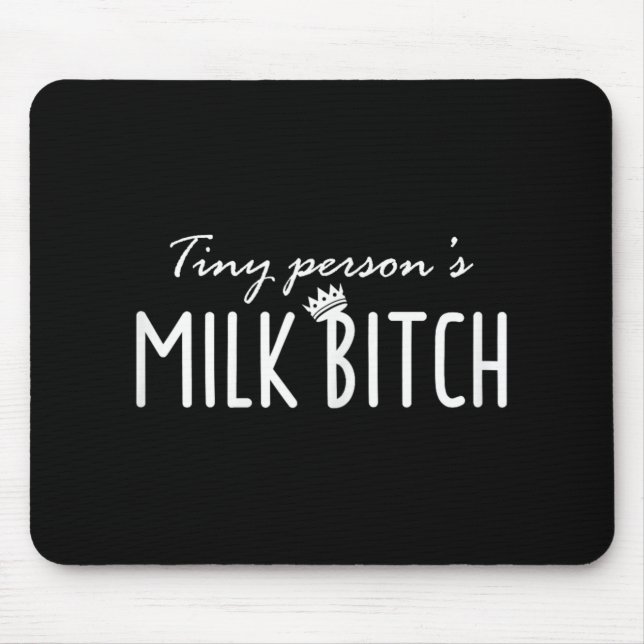 Womens Tiny Person's Milk New Mom Ery Funny Breast Musmatta (Framsidan)