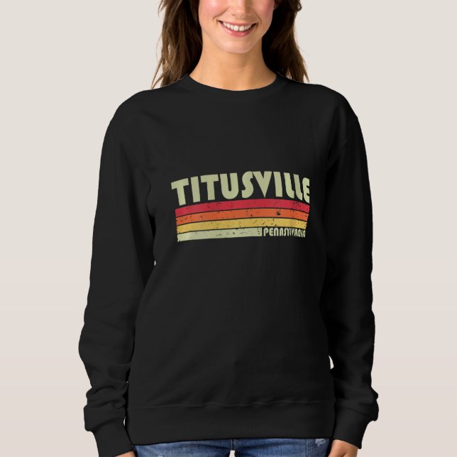 Womens TITUSVILLE PA PENNSYLVANIA Funny City T Shirt (Framsida)