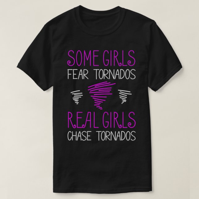 Womens Tornado Chaser T Shirt (Design framsida)