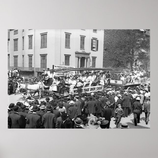 Women's Trade Union League: 1908 Poster (Framsidan)