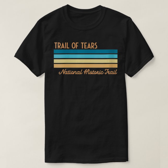 Womens Trail of Tårar National Historic Trail VNec T Shirt (Design framsida)