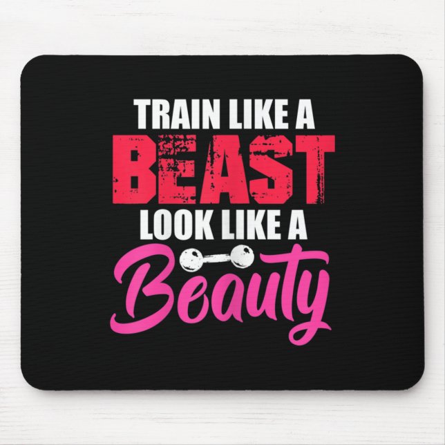 Womens Train Like A Look Like A Beauty Gym Workout Musmatta (Framsidan)