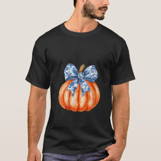 Womens Trendig Pumpkin Aesthetic Chinoiserie Coque T Shirt