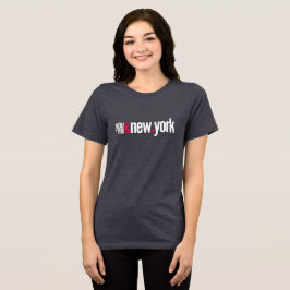 Women's Tri-blend T-Shirt|Soft Heather NYC Tee|New T Shirt