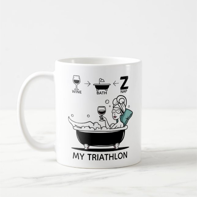 Womens Triathlon Kaffemugg (Vänster)