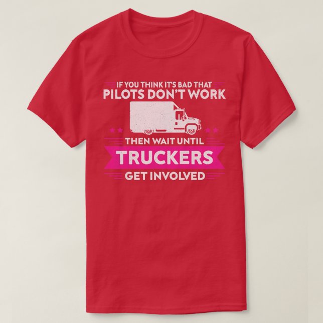 Womens Trucker Land Trucker Diesel Freight Tru T Shirt (Design framsida)