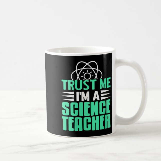 Womens Trust Me I’m Science Teacher With Stem Supe Kaffemugg (Höger)