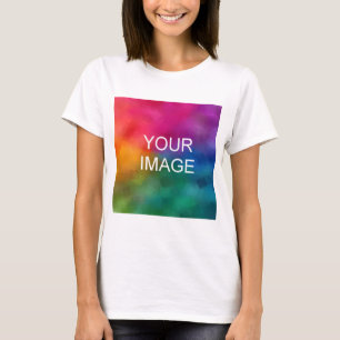 Womens TShirts White Anpassningsbar TShirt Add Ima