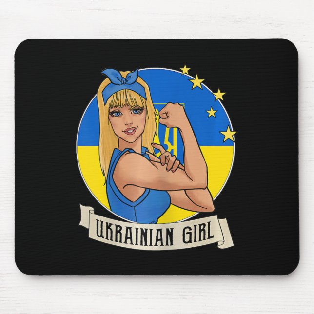 Womens Ukrainian Girl Ukraine Flag Merchandise Ukr Musmatta (Framsidan)