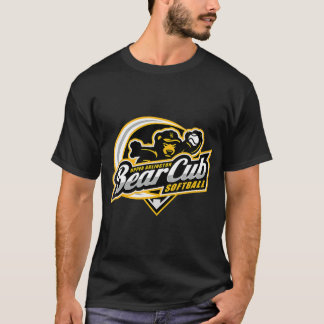 Womens Upper Arlington Bear Unge Softball Logotyp T Shirt