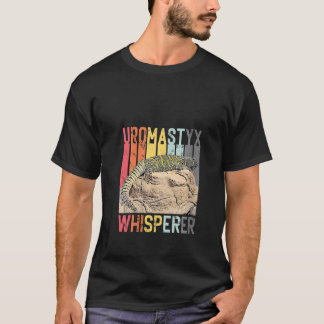 Womens Uromastyx Whisperer Agama Desert Lizard V-N T Shirt