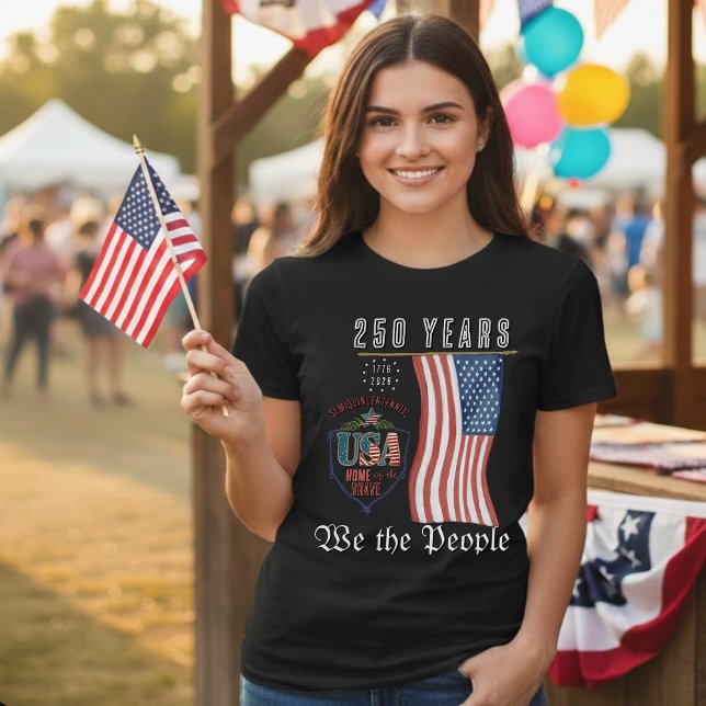 Women's US 250 "We the People" T-Shirt (Women's US 250 "We the People" T-Shirt Tri-Blend Shirt)