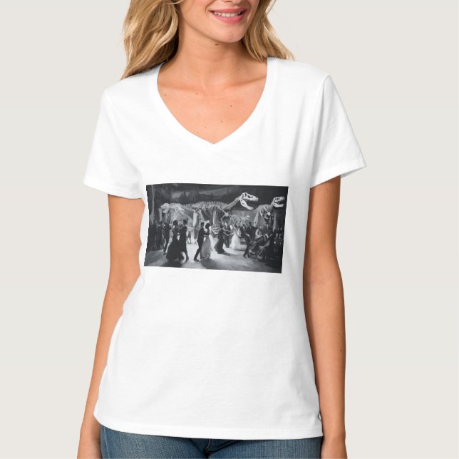 Womens V-Neck T-Shirt (Framsida)
