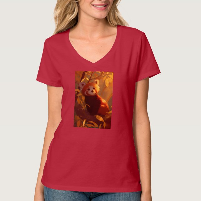 Womens V-Neck T-Shirt (Framsida)
