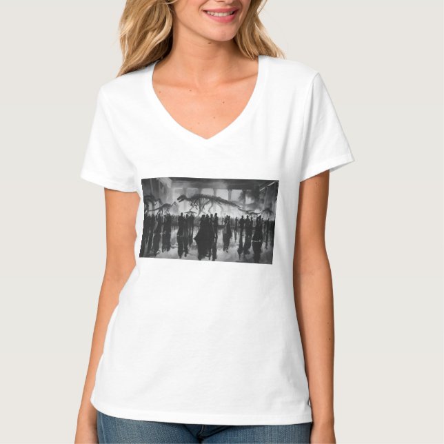 Womens V-Neck T-Shirt (Framsida)