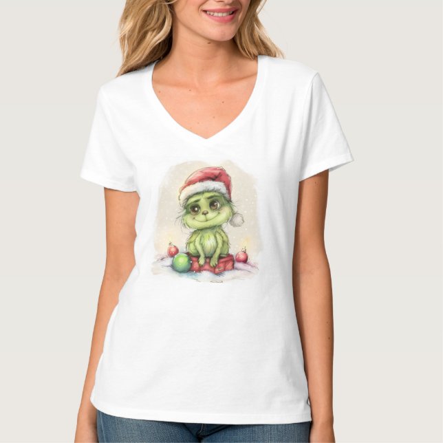 Womens V-Neck T-Shirt (Framsida)