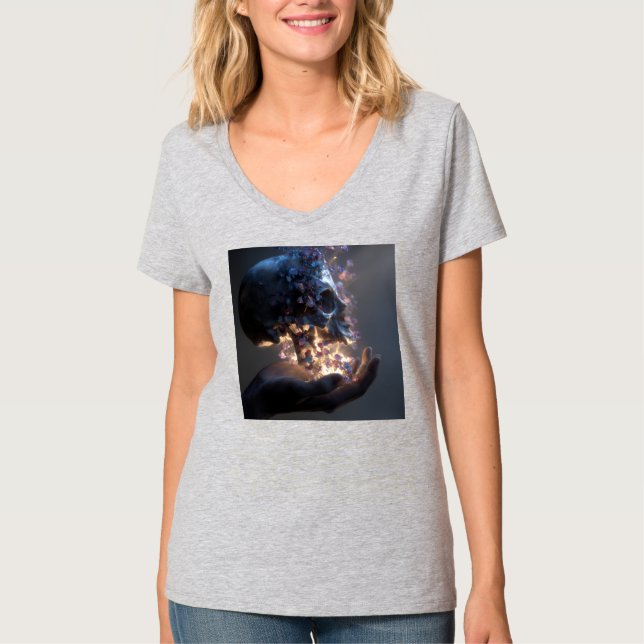 Womens V-Neck T-Shirt (Framsida)