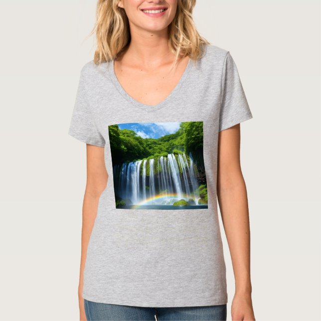Womens V-Neck T-Shirt (Framsida)