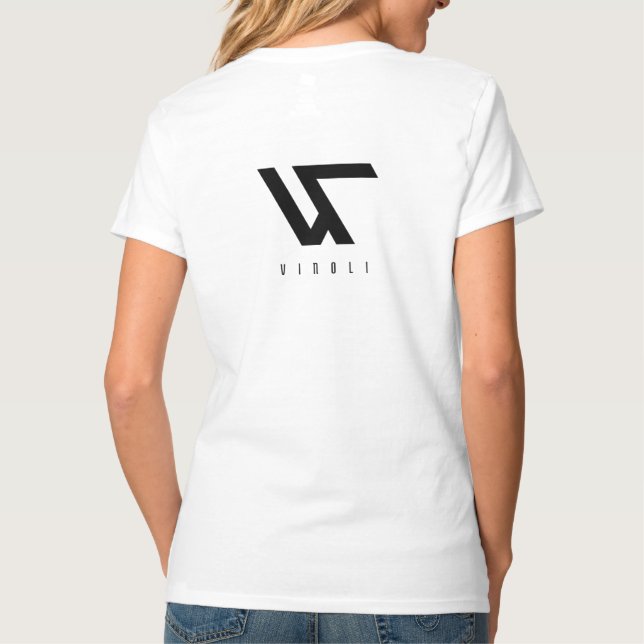 Women's V- neck T shirts (Baksida)