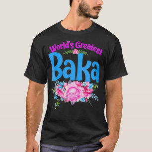 Womens Världsmästare Baka Kroatiska Grandma VNe T Shirt