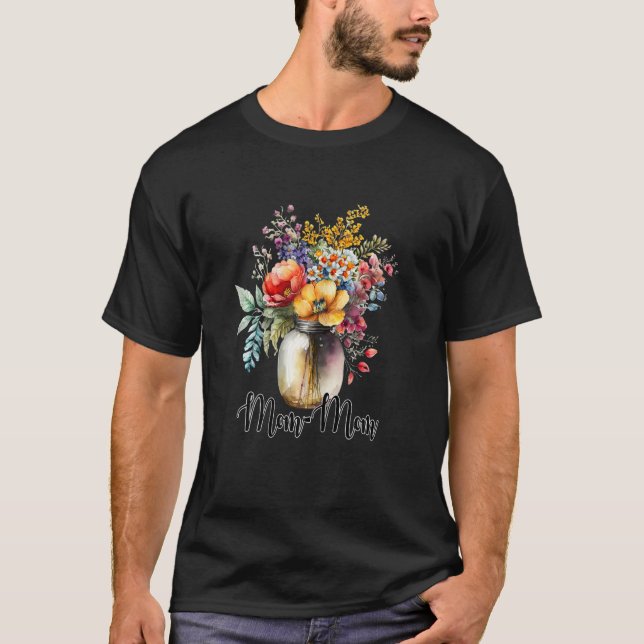 Womens Vas av Wildblommor Mamma Mamma T Shirt (Framsida)