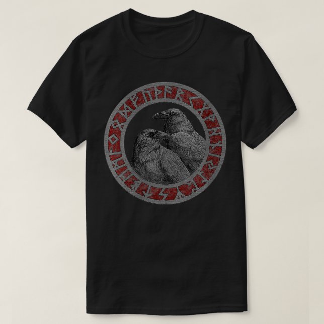 Womens Viking Norse Mythology Vegvisir Runes Odin' T Shirt (Design framsida)