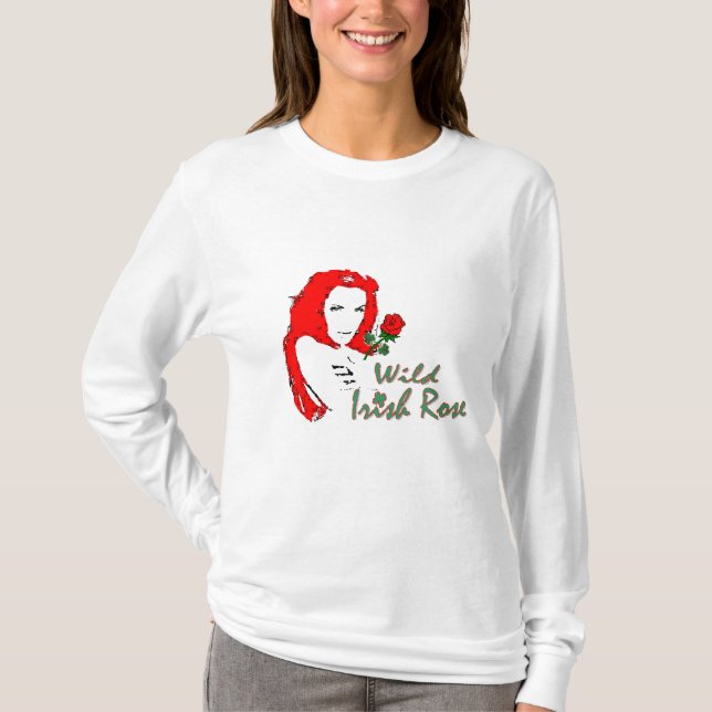 Womens Vild Irish Ro T-Shirt (Framsida)