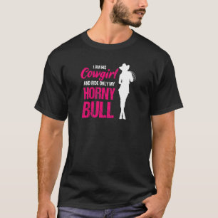 Womens Vilda western Western Rodeo Bull Riding Cow T Shirt