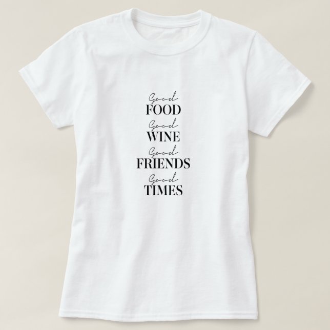 Womens Vin Funny Summertime Drinking Vino Graphic T Shirt (Design framsida)