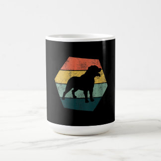 Womens Vintage Hexagon Rottweiler Gift Rottweiler Kaffemugg