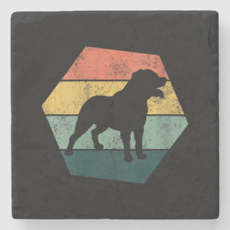 Womens Vintage Hexagon Rottweiler Gift Rottweiler Stenunderlägg