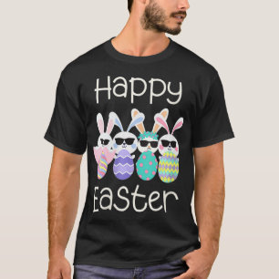 Womens Vintage Retro Glad påsk Hoppy Påsk VN T Shirt