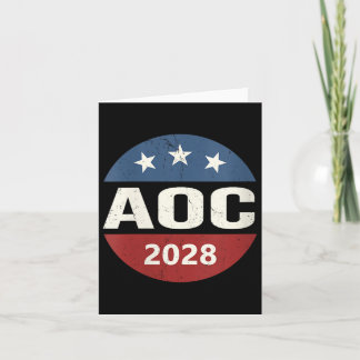 Womens Vintage Vote Alexandria Ocasio-cortez Presi Kort