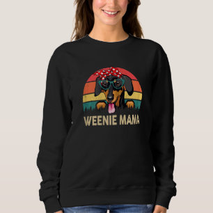 Womens Weiner Hund Weenie Mamma Cute Dachshund Mam T Shirt