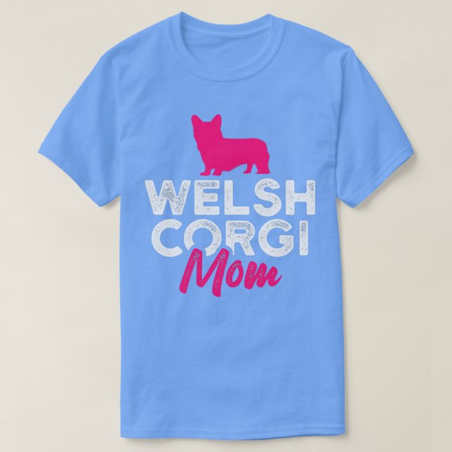 Womens Welsh Corgi Mamma1856 T Shirt (Design framsida)