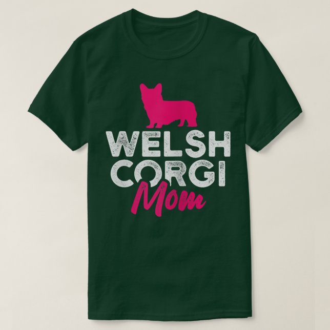 Womens Welsh Corgi Mamma 1857 T Shirt (Design framsida)