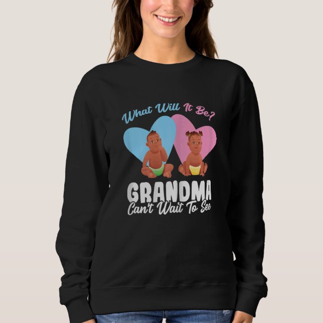Womens what will it be grandma Grandmother Grandma T Shirt (Framsida)