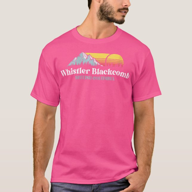 Womens Whistler Blackcombbritish Columbiaski Snowb T Shirt (Framsida)
