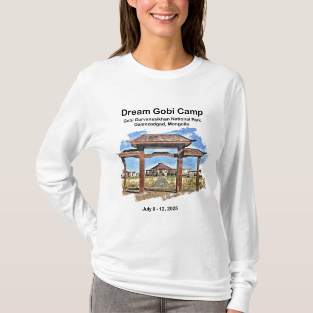 Women's White Long-sleeved  T Shirt (Framsida)