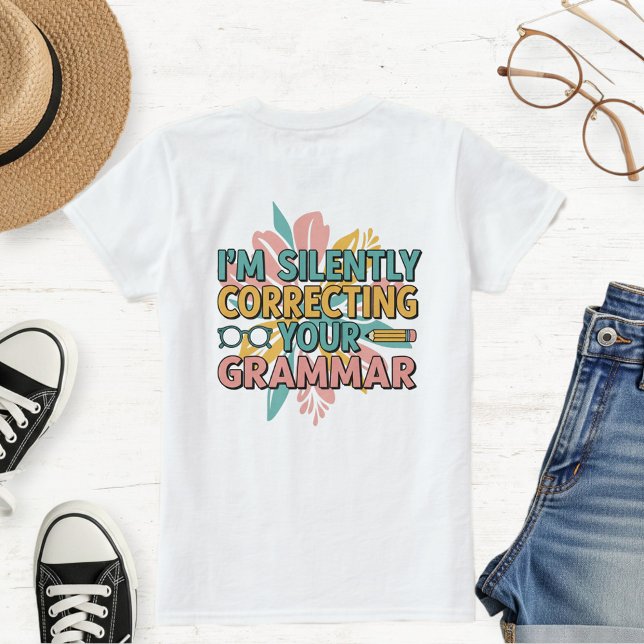 Women's White T-Shirt with Irony and Funny Sarcast (Skapare uppladdad)