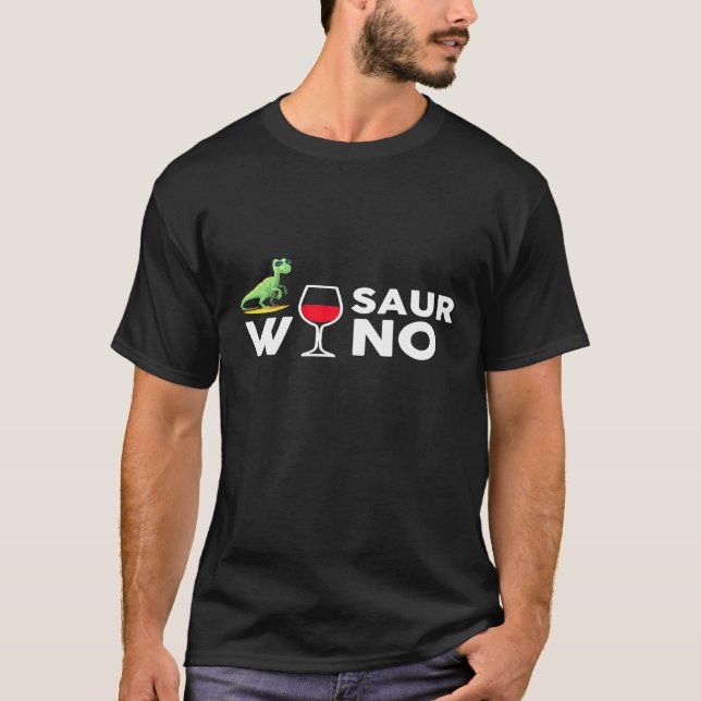 Womens Winosaur Vin Womens Vin T Shirt (Framsida)
