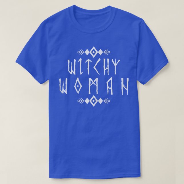 Womens Witchy Woman  Witchcraft Witch Wicca Occult T Shirt (Design framsida)