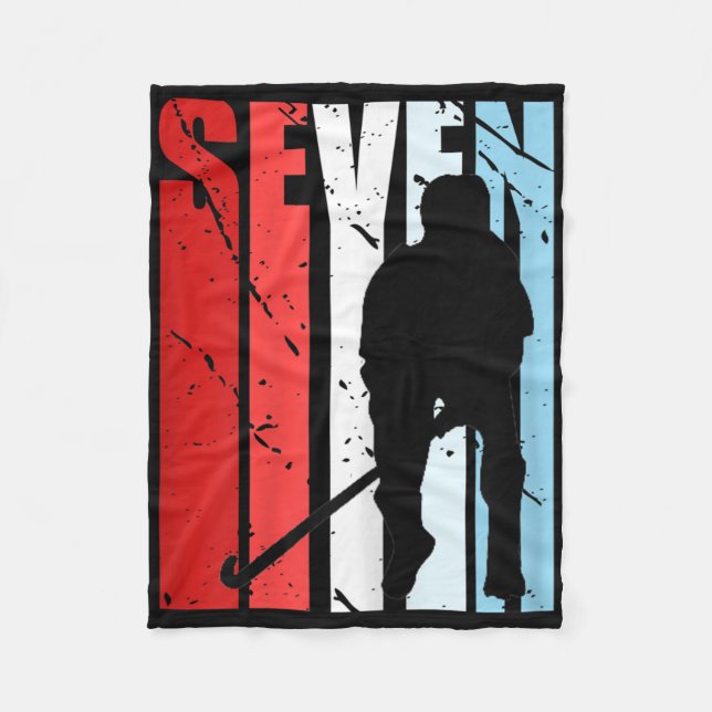 Womens Womens Field Hockey 35th Birthday Player Te Fleecefilt (Framsidan)