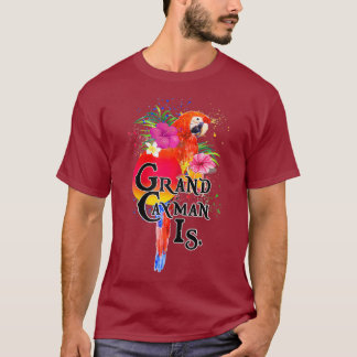Womens Womens Grand Cayman Islands Parrot Tee