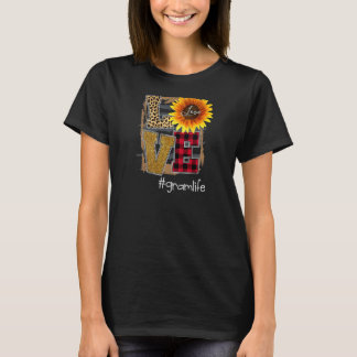 Womens Womens Kärlek Gramlife Solros Leopard T Shirt