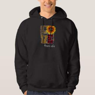Womens Womens Kärlek Nonnalife Solros Leopard Hoodie